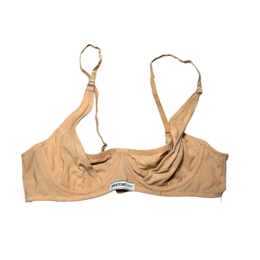 Boutinela Women's Tan and Orange Bra